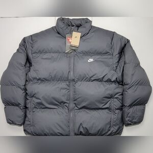 Nike Sportswear Club Puffer Jacket Mens Size XXL Loose Fit Grey FB7368-068 New